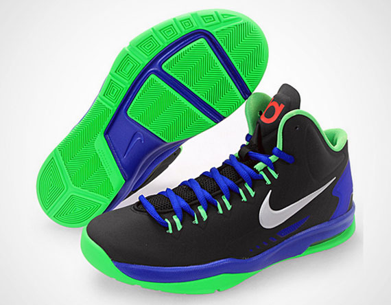 nike kd blue and green