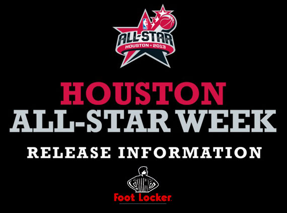 Foot Locker 2013 Houston All-Star Sneaker Release Info