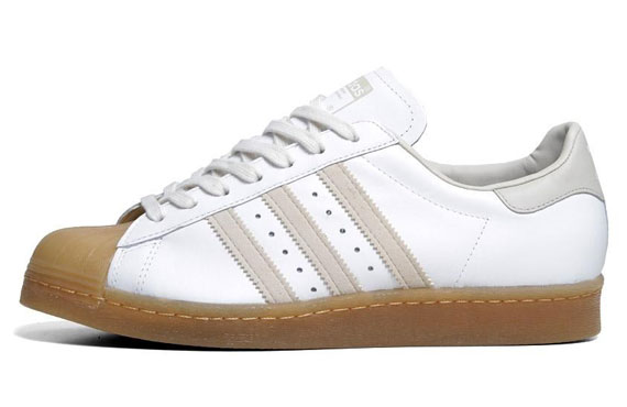 Adidas Originals Superstar 80s White Gum 2