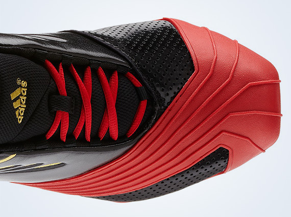 adidas T-Mac 1 – Black – Light Scarlet