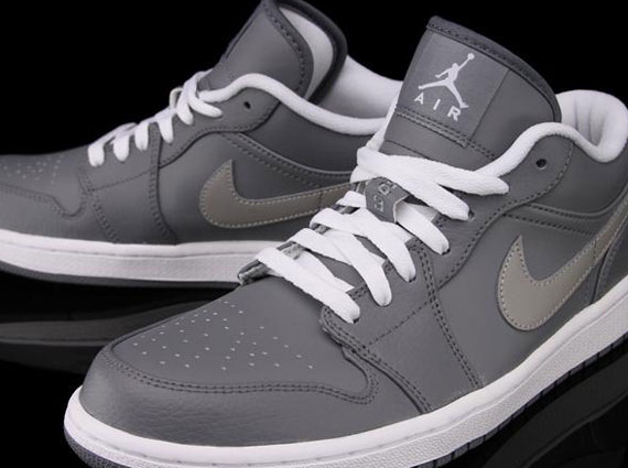 Air Jordan 1 Low Cool Grey Sneakernews Com