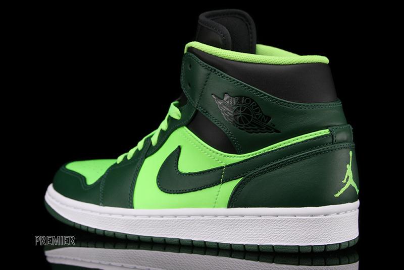 air-jordan-1-mid-gorge-green-black-electric-green-5 Air Jordan 1 Mid Gorge Green Black Electric Green 5