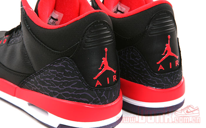 Air Jordan Iii Gs Bright Crimson 009