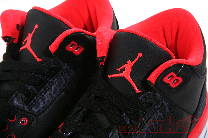 Air Jordan Iii Gs Bright Crimson 011