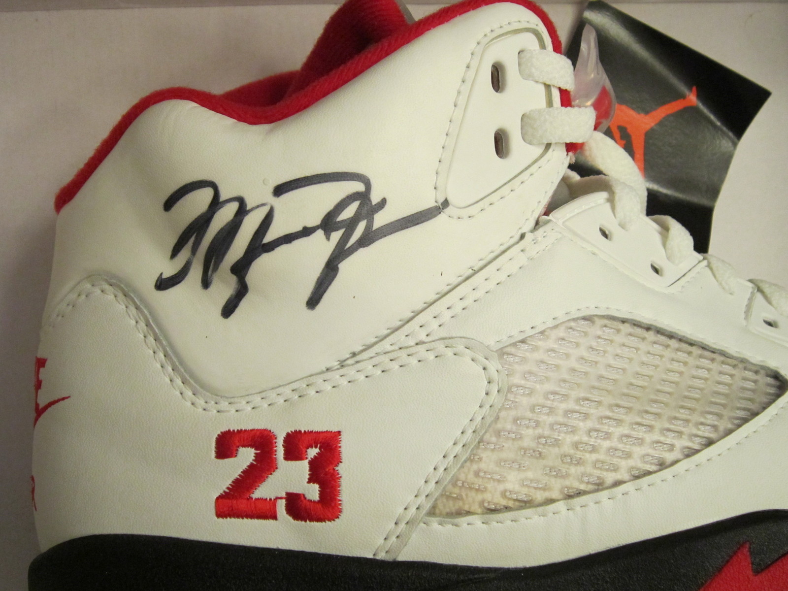 Air Jordan V Limited Issue 1 Of 100 Autographed Michael Jordan Pe 06