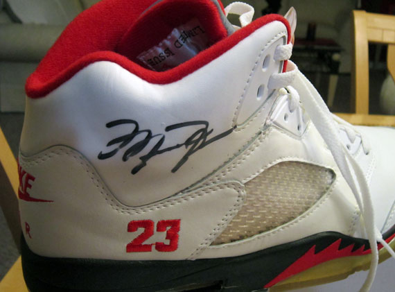 Air Jordan V "Limited Issue" 1 of 100 OG Autographed Michael Jordan PE