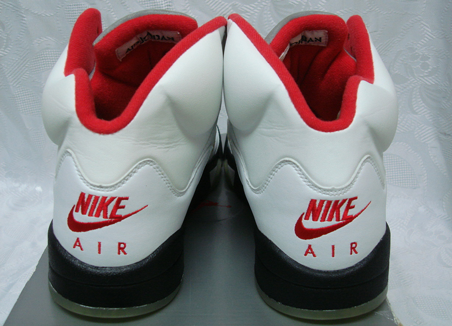 Air Jordan V White Red 2000 Nike Air 1