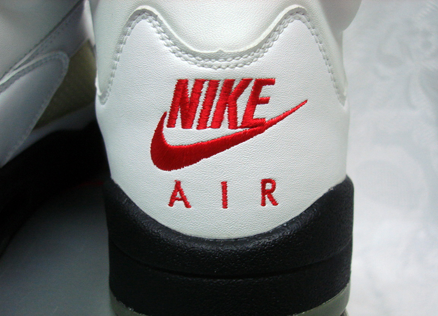 Jordans with shop nike sign