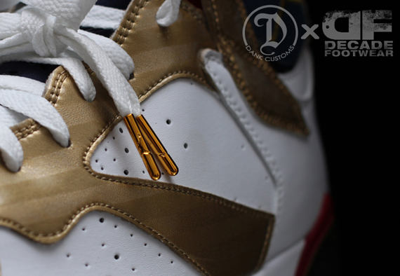 Air Jordan Vii Olympic Gold Medal Customs 6