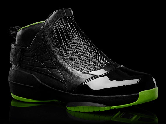 Air Jordan XIX "Black/Neon Green" Collection