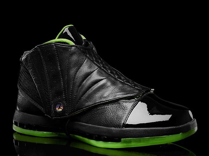 Air Jordan XVI "Black/Neon Green" Collection