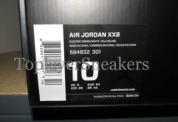 Air Jordan Xx8 Electric Green Black Ebay 1