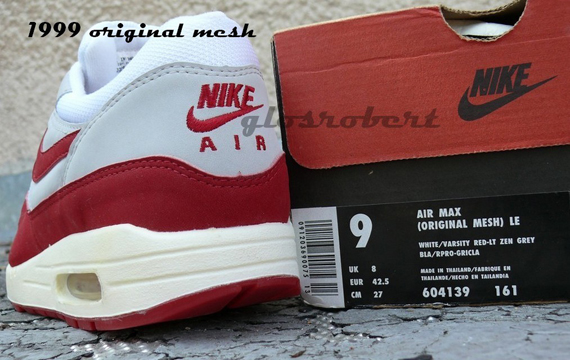 Nike Air Max 1 OG Red - 8 Generations of Retros 