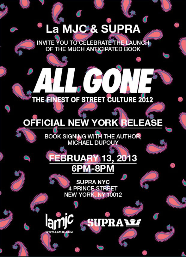 All Gone 2012 Nyc Supra 1