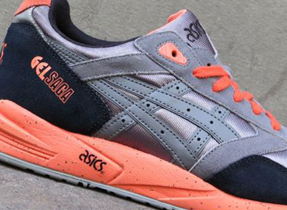 Asics Gel Saga Grey Black Orange 01