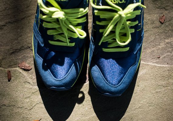 Asics Gel Saga Navy Lime Green 02