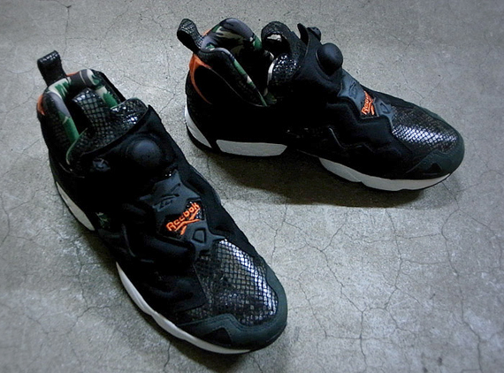 atmos x Reebok Insta Pump Fury - Snake - British Camo