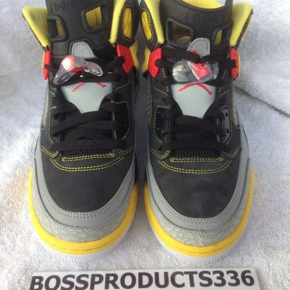 Jordan Spiz'ike - Black - Challenge Red - Metallic Silver - Tour Yellow ...