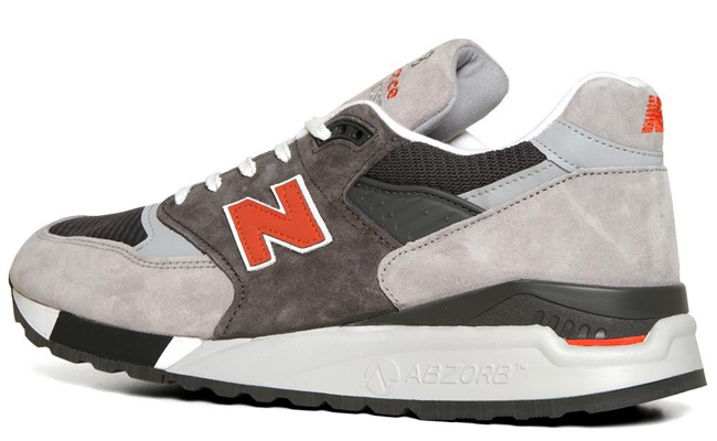 New Balance 998 Grey Orange 2