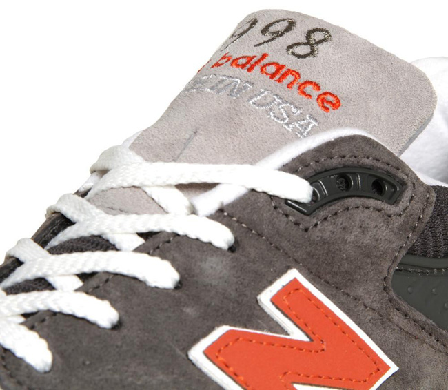 New Balance 998 Grey Orange 4
