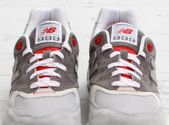 New Balance 999 Elite – Grey – Red | Available - SneakerNews.com