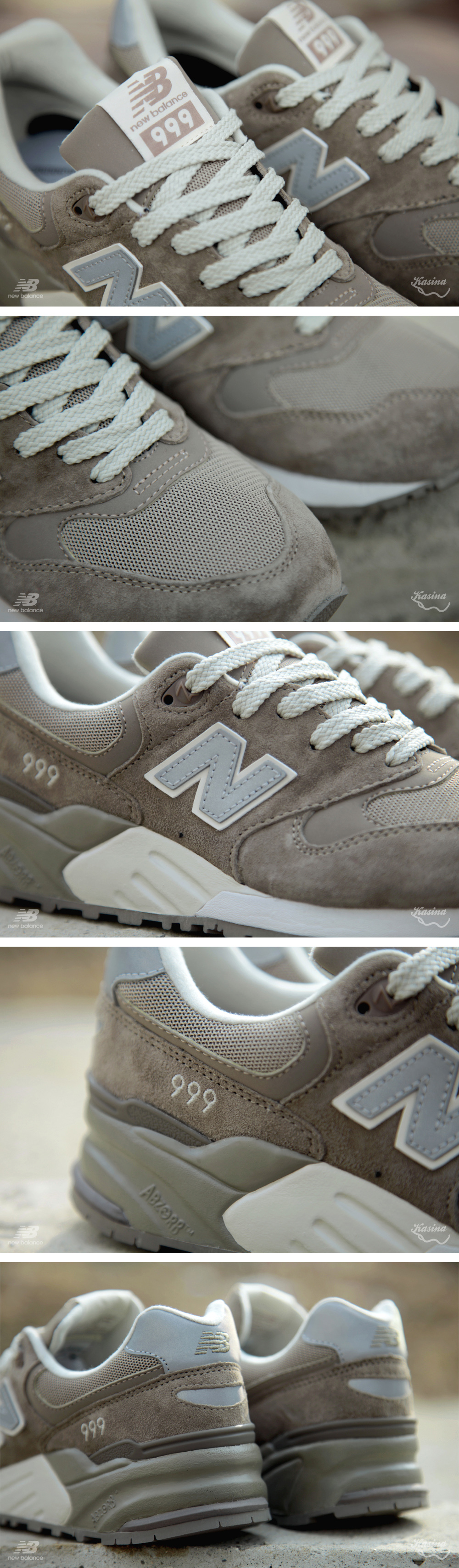 New balance 999 shop powder grey