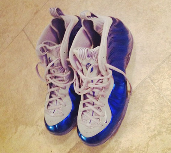 blue and grey foamposites