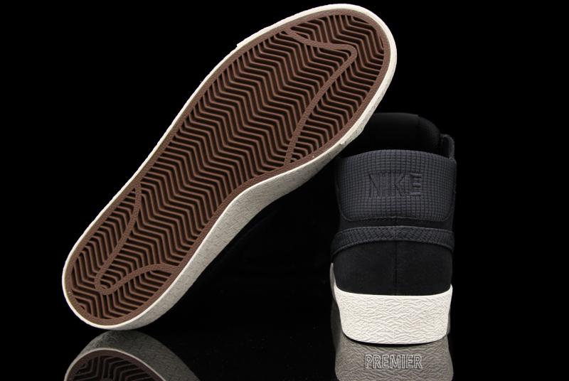 Nike Blazer Mid Lr Black Anthracite Field Brown 3