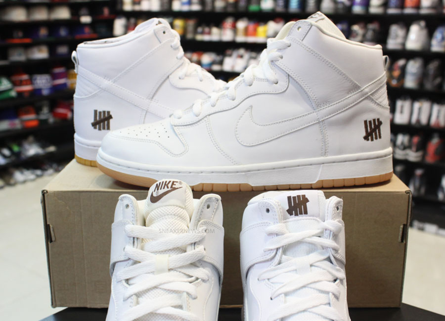 UNDFTD x Nike Dunk High - 2002 Sample vs. 2013 Release Comparison