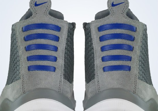 Nike Free Woven Chukka – Cool Grey – Hyper Blue