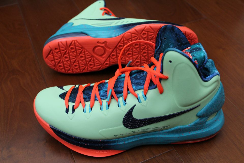 nike kd v all star liquid lime total crimson sport turquoise 12