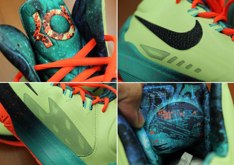 Nike KD V “All-Star” – Liquid Lime – Total Crimson – Sport Turquoise