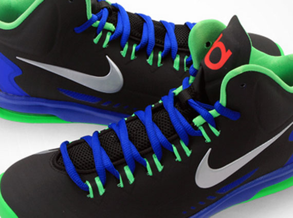 Nike KD V GS – Black – Metallic Silver – Poison Green – Hyper Blue