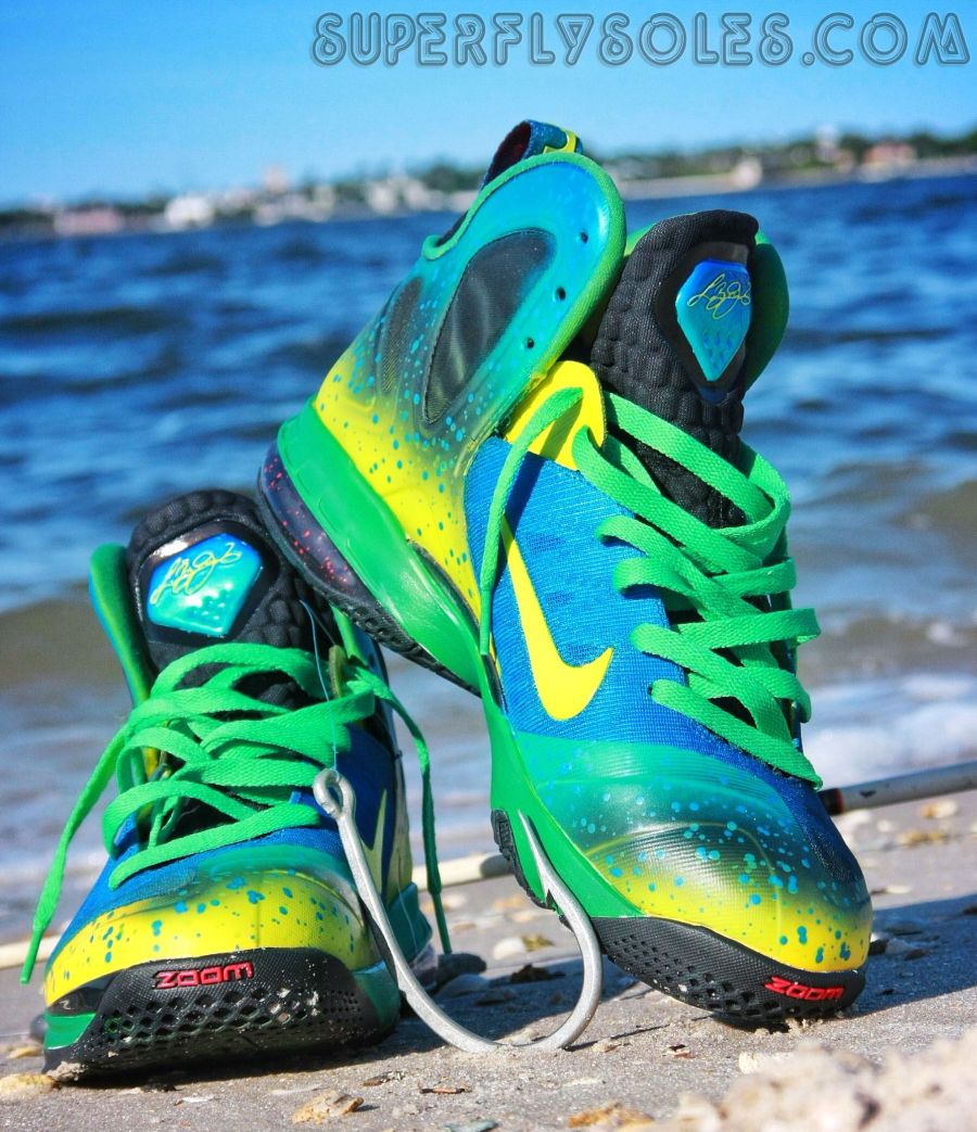 Nike Lebron 9 Elite Mahi Mahi Customs 01