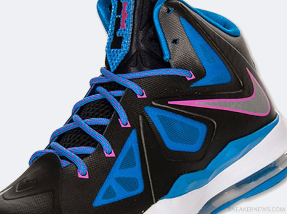 Nike LeBron X GS – Black – Photo Blue | Available
