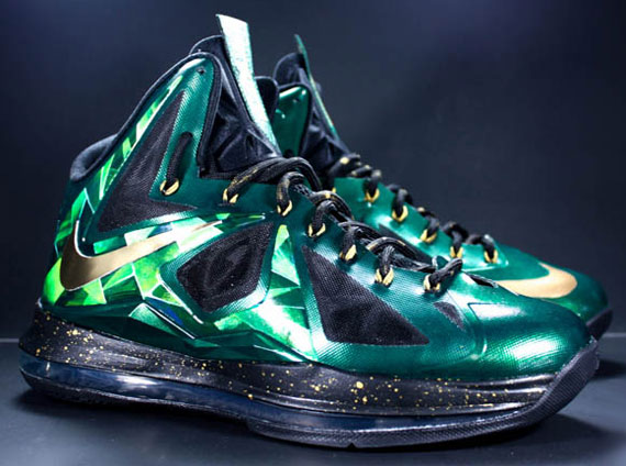 Nike LeBron X “Emerald” Customs by Diversitile