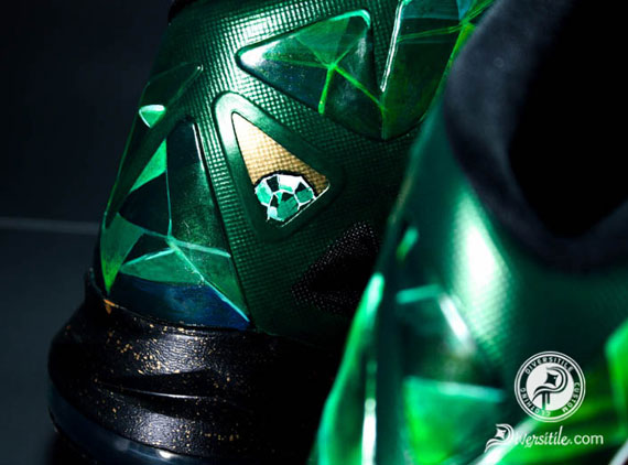 Nike Lebron X Emerald Custom By Diversitile 6