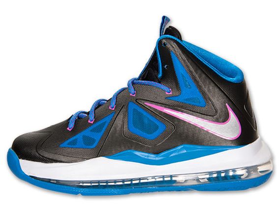Nike LeBron X GS – Black – Photo Blue | Available - SneakerNews.com