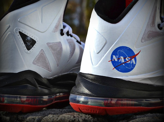 Nike LeBron X "Houston We Have Liftoff" Customs by Freaker Sneaks