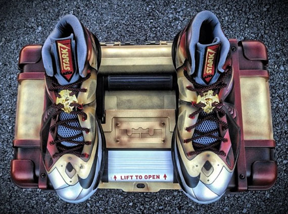 Nike LeBron X “Ironman 3” Customs for LeBron James by Mache