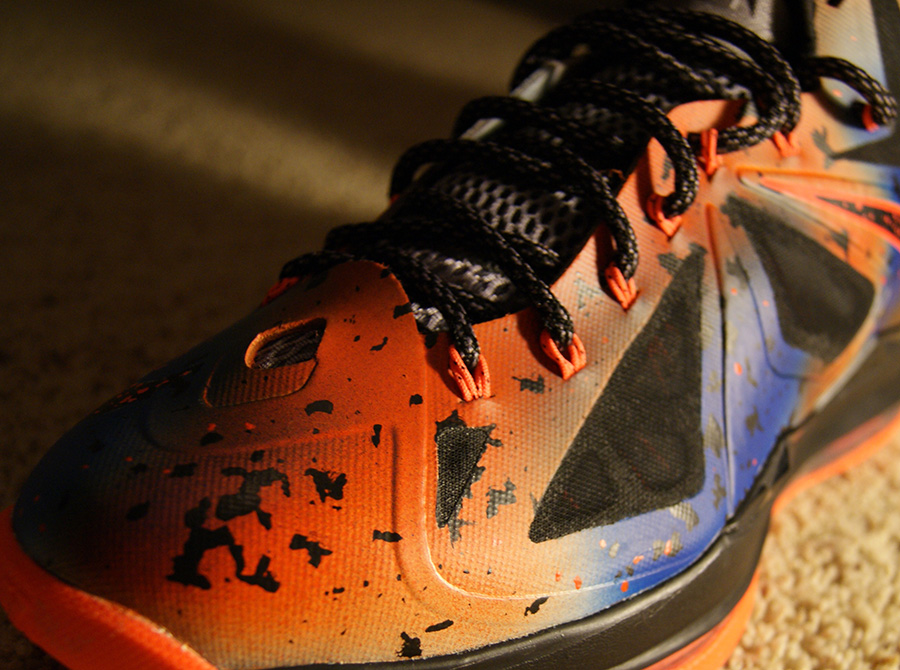 Nike LeBron X "New York Nights" Customs by KSM