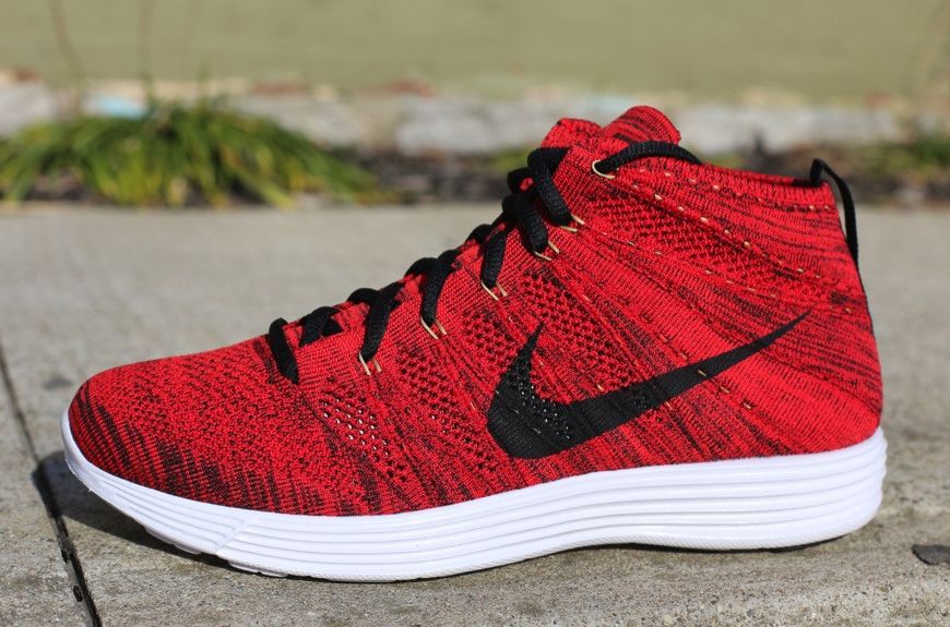 Nike Lunar Flyknit Chukka University Red Black 03