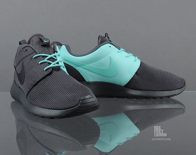 nike-roshe-run-anthracite-crystal-mint-01 Nike Roshe Run Anthracite Crystal Mint 01