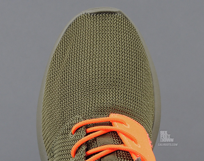 Nike Roshe Run Squadron Green Total Orange 06
