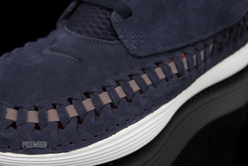 nike solarsoft moccasin woven dark obsidian