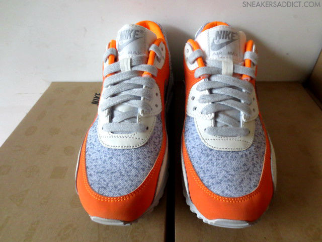 nike-wmns-air-max-90-speckle-camo-orange-grey-white-r Nike Wmns Air Max 90 Speckle Camo Orange Grey White R