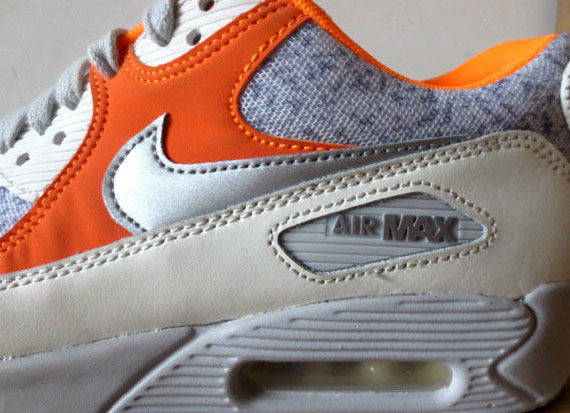 Nike WMNS Air Max 90 "Speckle Camo" - Orange - Grey