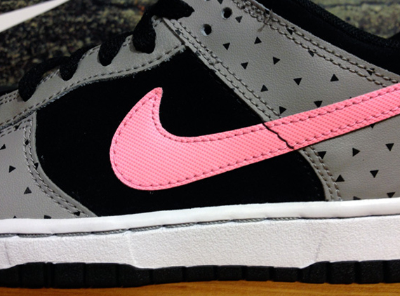 Nike Wmns Dunk Low Skinny Black Grey Pink