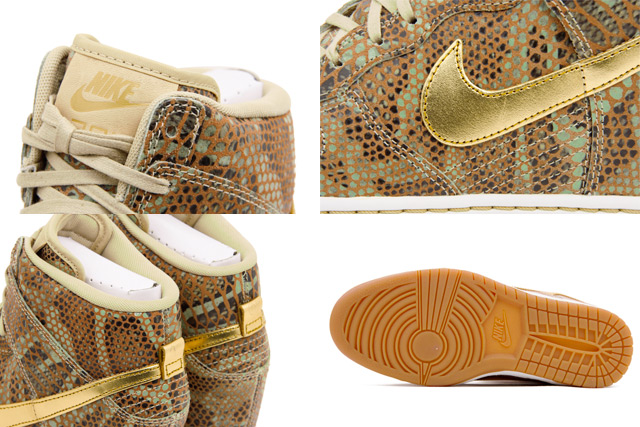 Nike Wmns Dunk Sky High Qs Golden Python 3
