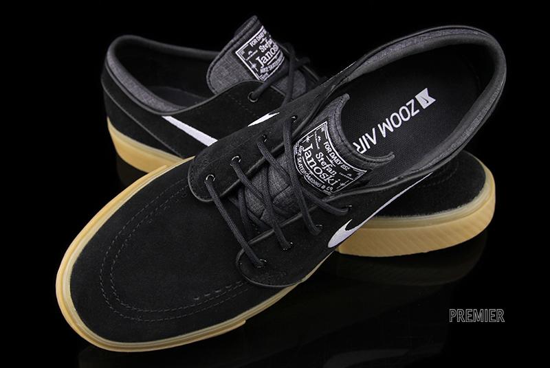 Nike Zoom Stefan Janoski Black White Gum 6